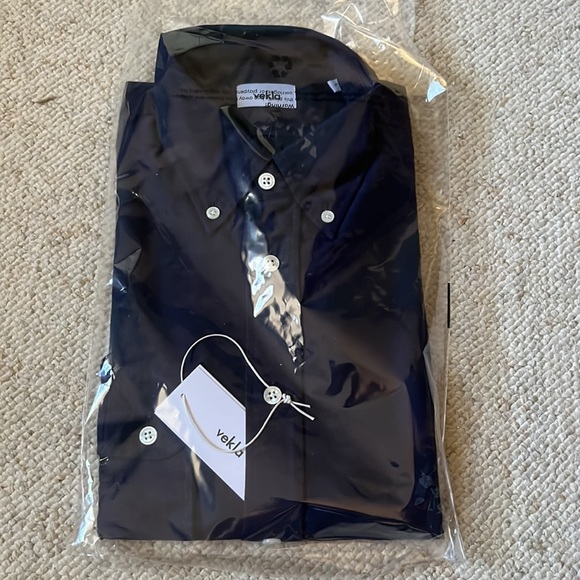 Dark Blue Oxford Shirt - Picture 3 of 5